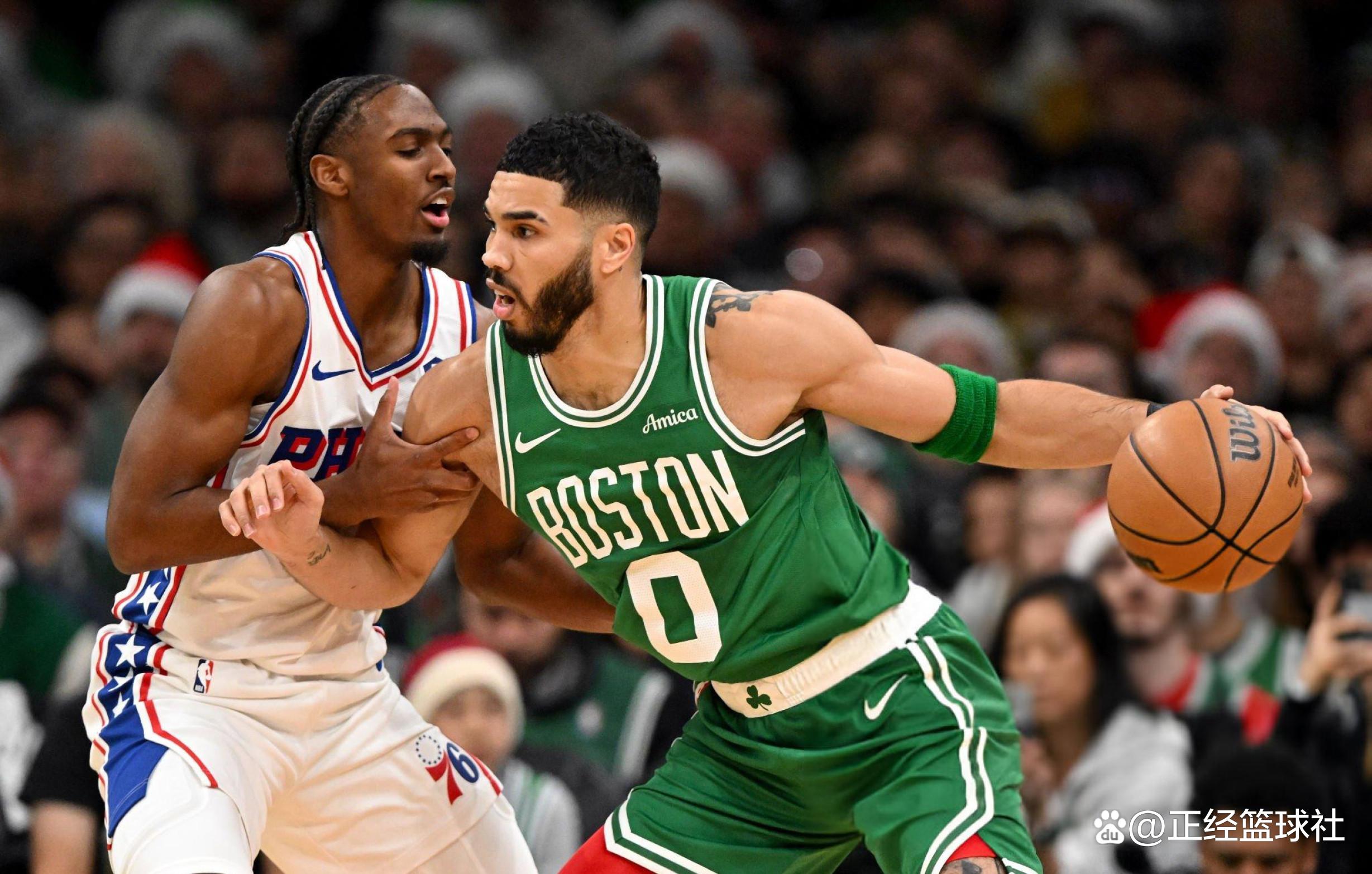 NBA东部劲旅凯尔特人再胜76人,继续领跑积分榜! NBA东部劲旅凯尔特人再胜76人,继续领跑积分榜!